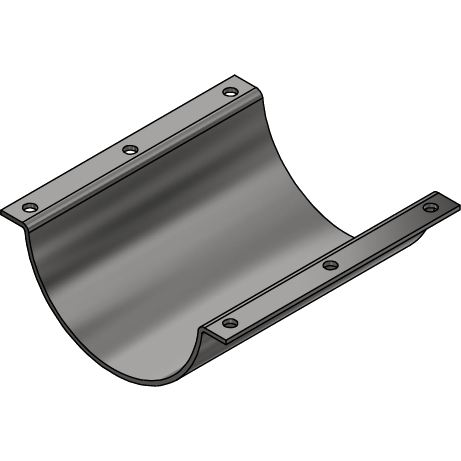 8&quot; Clamp On Bracket