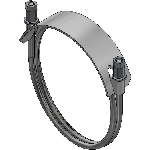 8&quot; Spiral Clamp RH SC-800R-SP